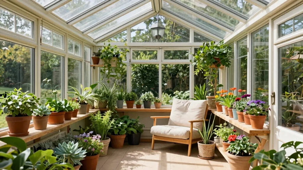 16 Attached Greenhouse Sunroom Ideas for Bright Living