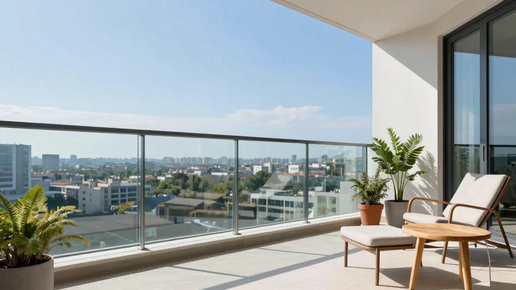 16 Glass Balcony Railing Design Ideas for a Sleek Contemporary Look