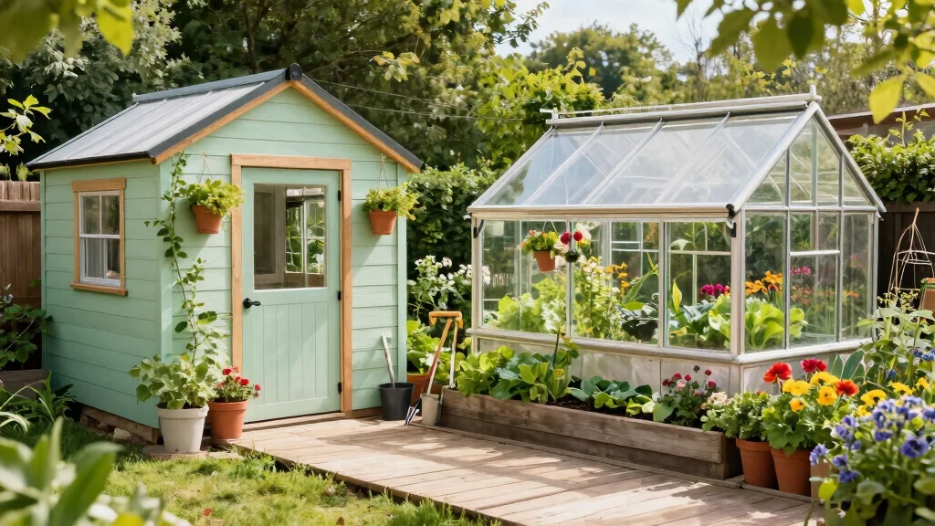 16 Shed and Greenhouse Combo Ideas for Smart Backyard Use