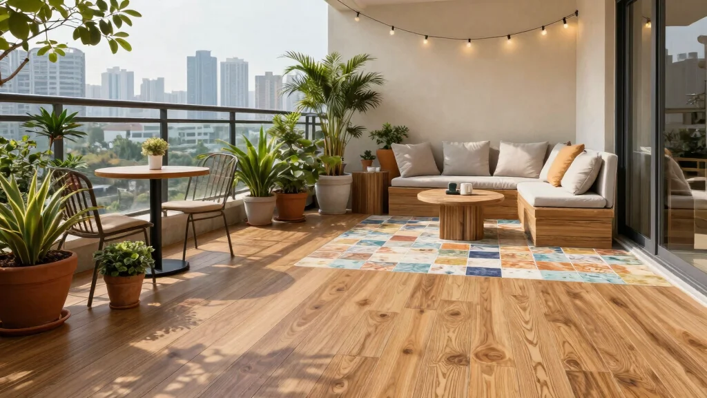17 Balcony Flooring Ideas That Instantly Upgrade the Look