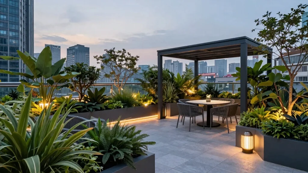 18 Modern Rooftop Garden Design Ideas with Sleek Appeal